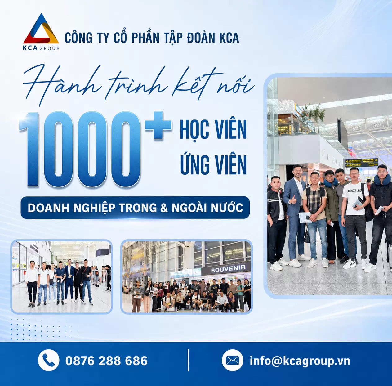 KCA - HÀNH TRÌNH KẾT NỐI HƠN 1.000+ NHÂN SỰ VỚI DOANH NGHIỆP TRONG & NGOÀI NƯỚC