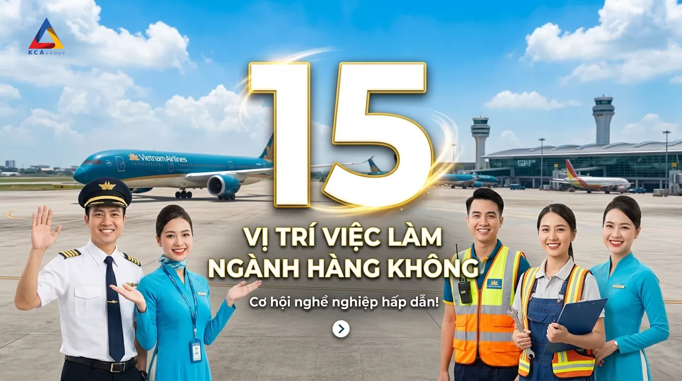 15 VỊ TRÍ VIỆC LÀM NGÀNH HÀNG KHÔNG – CƠ HỘI ĐÀO TẠO VÀ PHÁT TRIỂN NGHỀ NGHIỆP