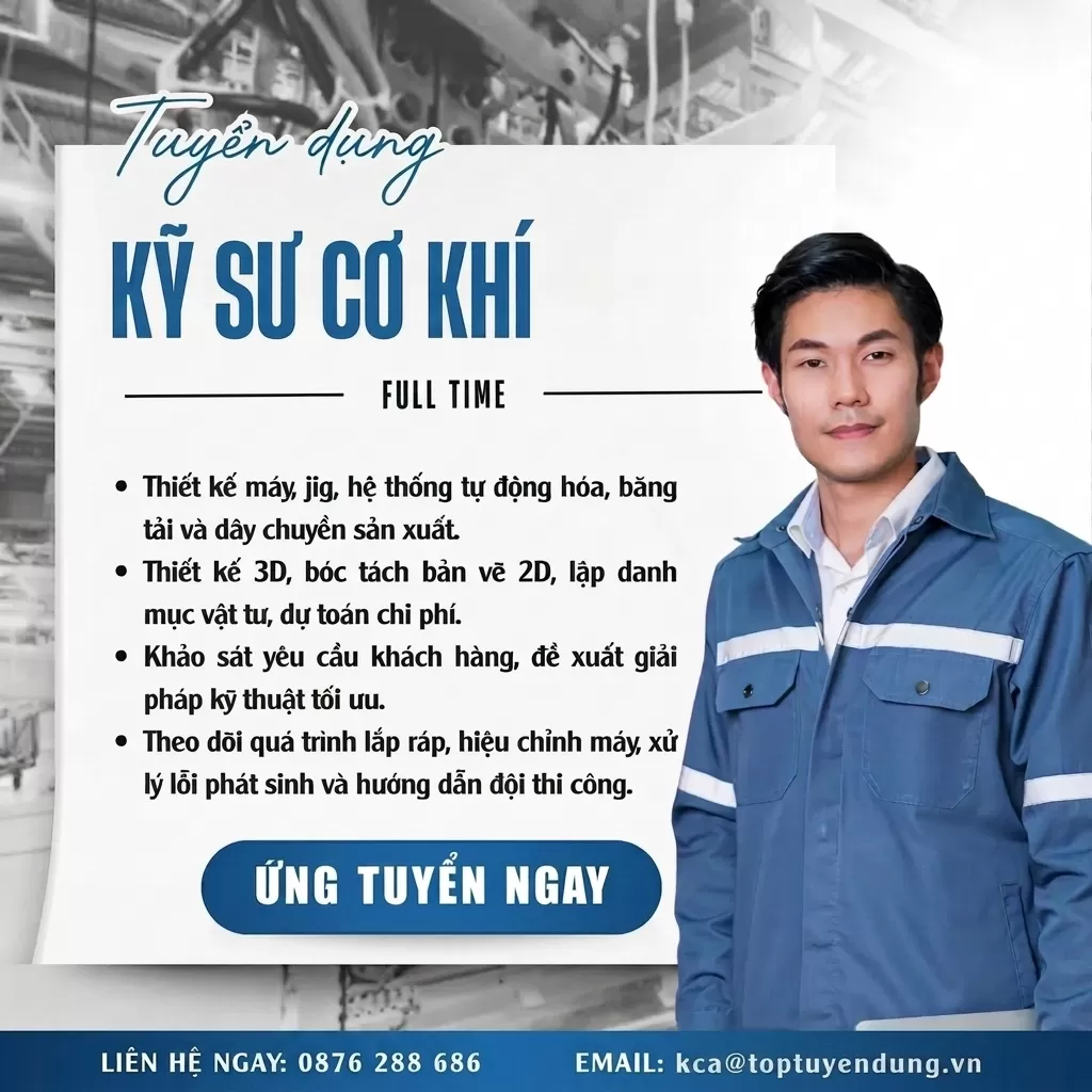 KCA - CƠ HỘI NGHỀ NGHIỆP DÀNH CHO ỨNG VIÊN KỸ THUẬT & THI CÔNG