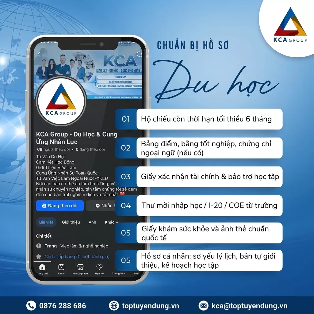 CHECKLIST HỒ SƠ DU HỌC - BẠN ĐÃ CHUẨN BỊ ĐỦ CHƯA?