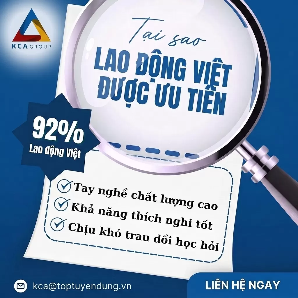 VÌ SAO DOANH NGHIỆP QUỐC TẾ NGÀY CÀNG ƯU TIÊN LAO ĐỘNG VIỆT NAM?