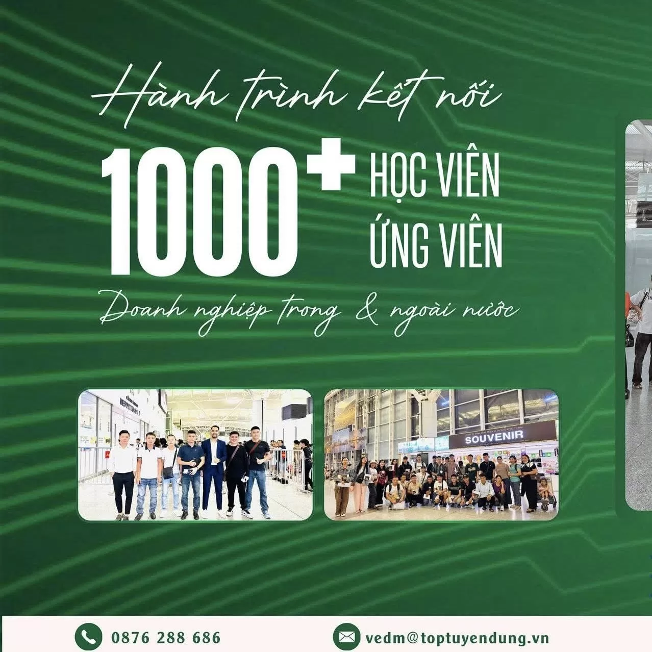VEDM - HÀNH TRÌNH KẾT NỐI HƠN 1.000+ NHÂN SỰ VỚI DOANH NGHIỆP TRONG & NGOÀI NƯỚC