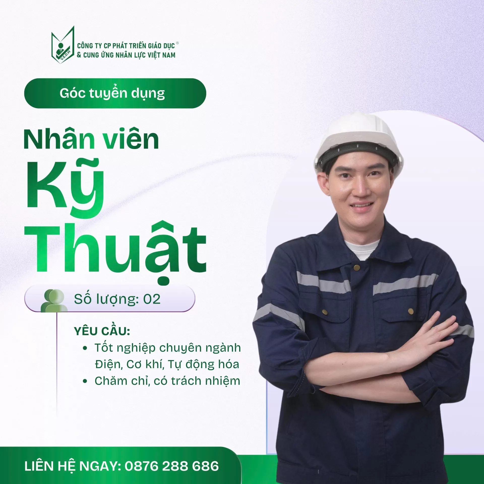 CẬP NHẬT CƠ HỘI NGHỀ NGHIỆP MỚI NHẤT TỪ HỆ THỐNG ĐỐI TÁC VEDM
