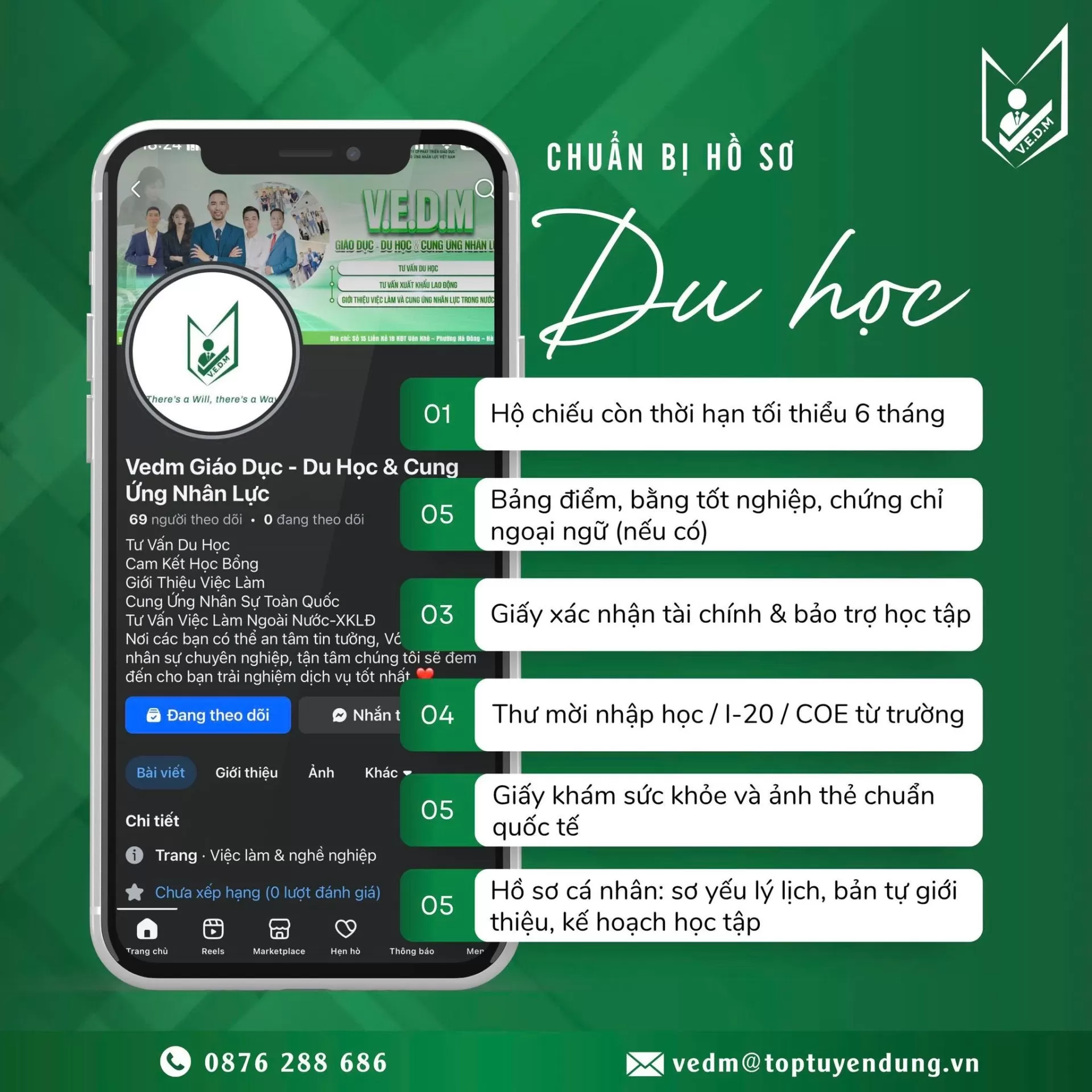 CHECKLIST HỒ SƠ DU HỌC - BẠN ĐÃ CHUẨN BỊ ĐỦ CHƯA?